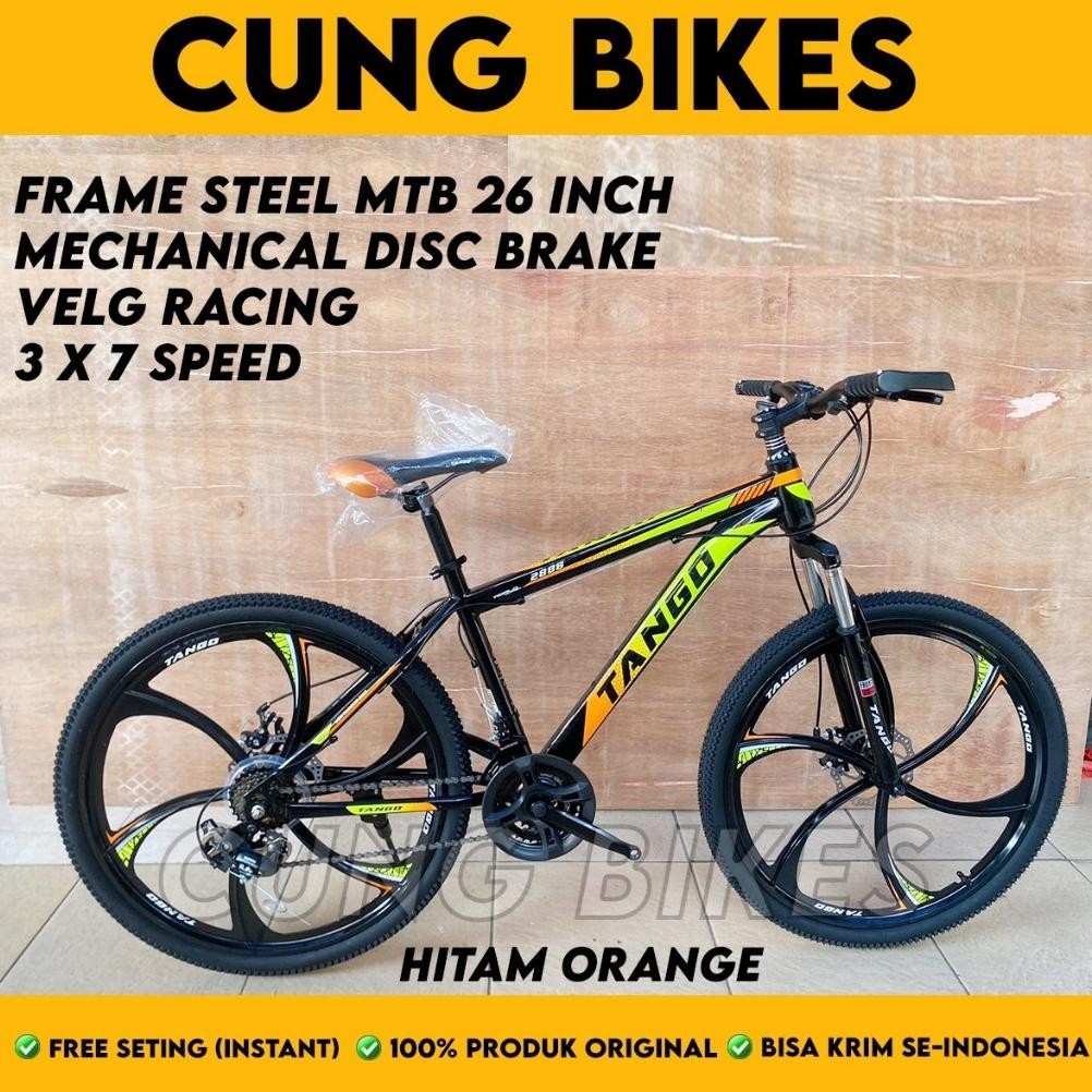 uy-23 Sepeda Gunung MTB Tango 2888 Velg Racing Shimano Rem Disk Sale