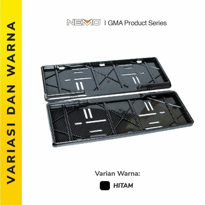 Tempat / Dudukan Plat Nomor Mobil Carbon NEMO