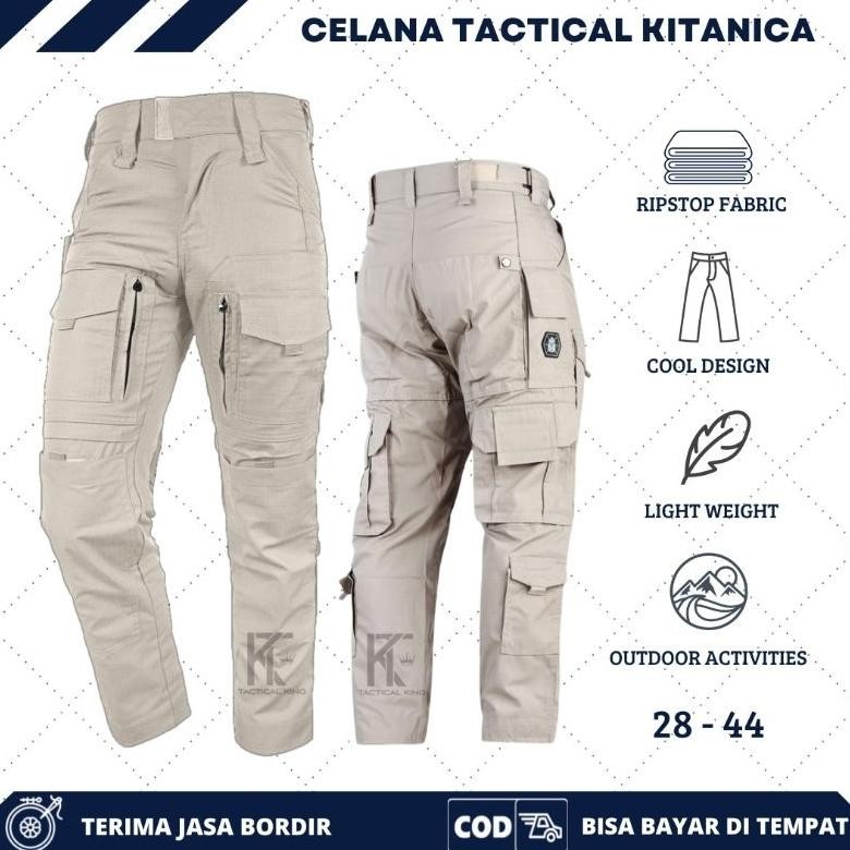 Celana Cardinal Panjang Pria Tactical Kitanica Cargo
