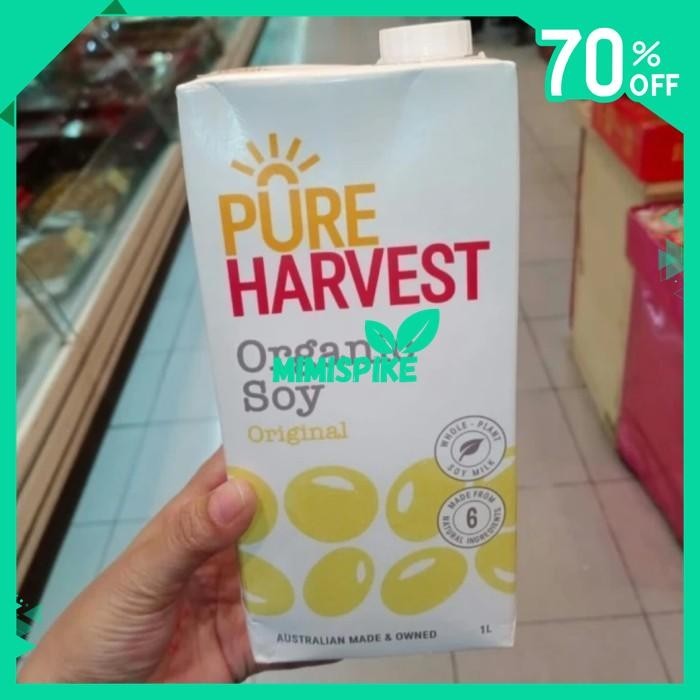 

PURE HARVEST ORGANIC SOY MILK ORIGINAL 1L SUSU KEDELAI AUSTRALIA SEHAT BY MIMISPIKE !