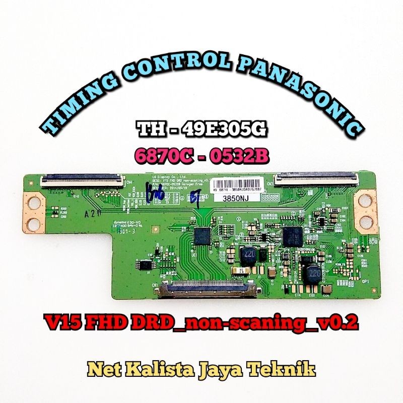 POWER SUPLY TV PANASONIC TH 49E305G ORIGINAL V15 FHD 6870C 0532B TCON 49E305 TICON 49E305G TIKON TH4