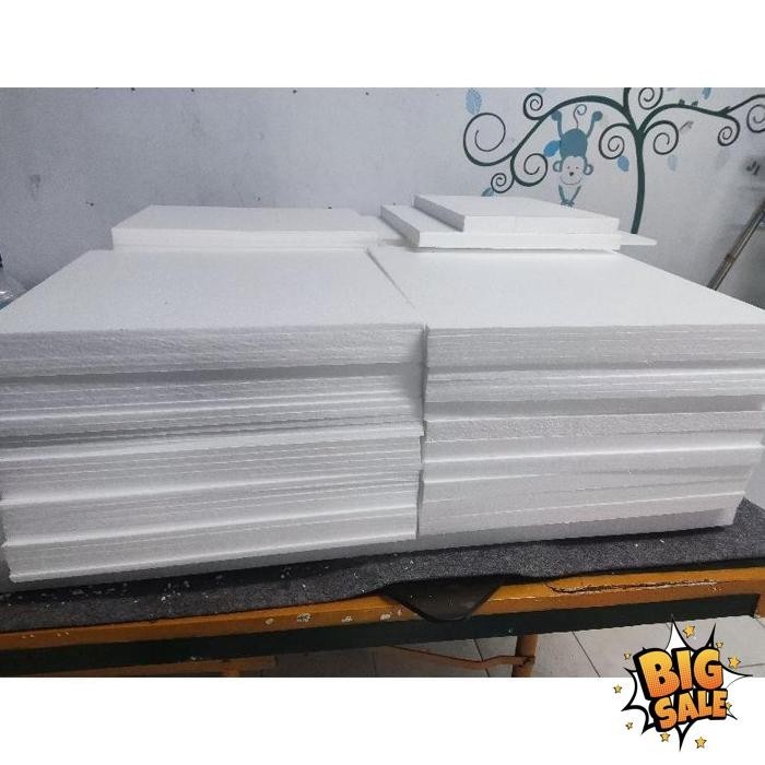 Extra Styrofoam Sterofom Lembaran Tebal 2Cm Kekinian