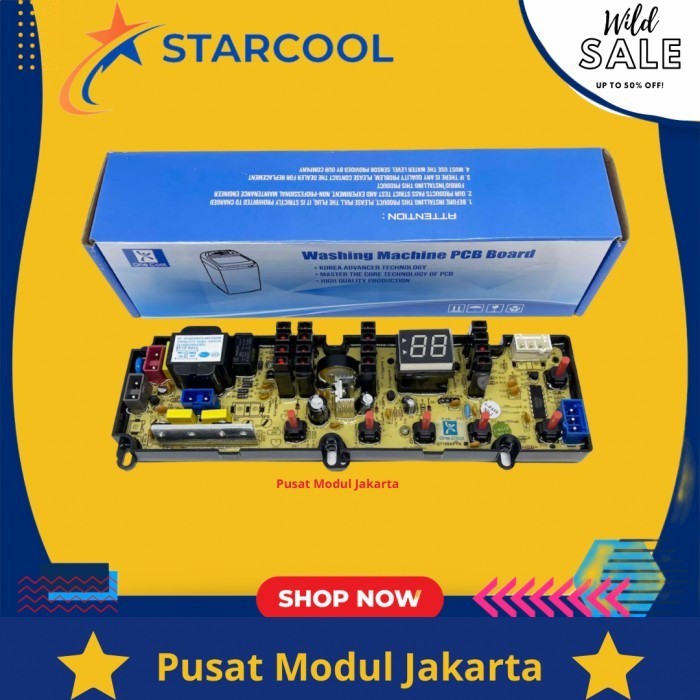 MODUL PCB MESIN CUCI SHARP ES-H758T-GY / ES-H858T-GY / ES-H958T-GY