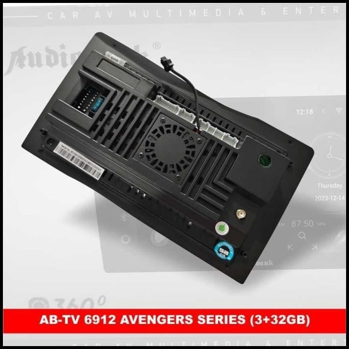 BEST DEAL AUDIOBANK AVENGERS AB-TV6912 3/32GB ANDROID 9" HEAD UNIT DOUBLE DIN TAPE MOBIL 9 INCH + KA