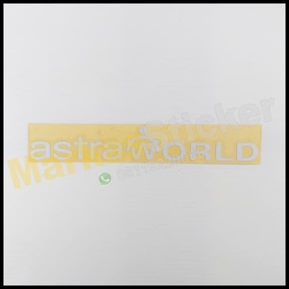 

TERBARU STICKER ASTRA WORLD !!