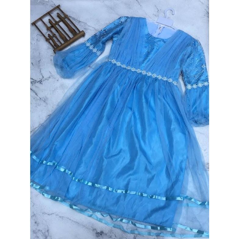 PROMO {MURAH LEBAY} Gamis Pesta Ulang Tahun Brukat anak usia 1 sampai 14 Tahun nd-26