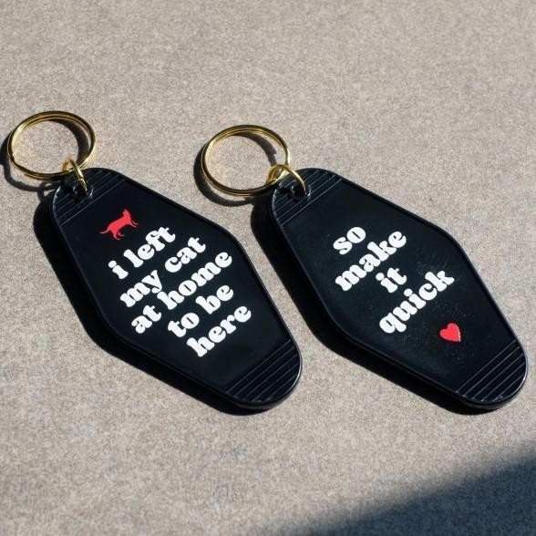 Make It Qui Motel Keychain