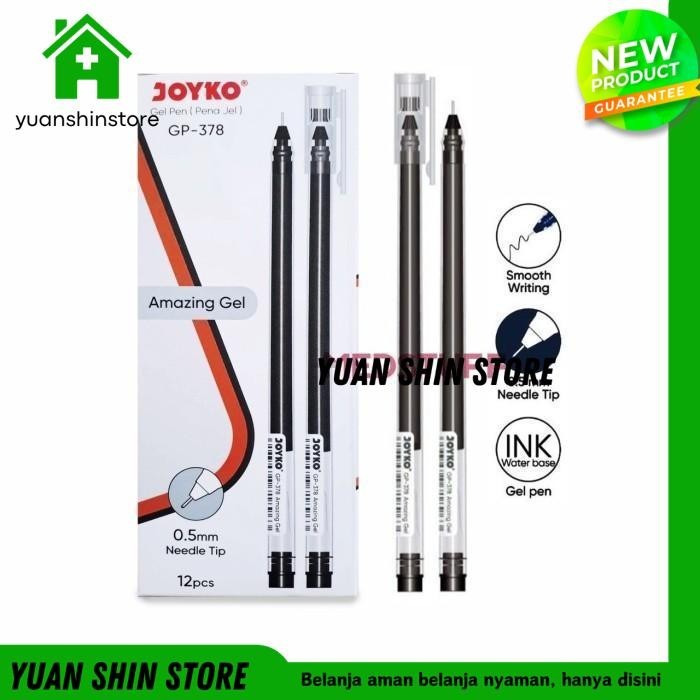 

GEL PEN PENA PULPEN JOYKO GP 378 AMAZING GEL BY YUAN SHIN STORE !