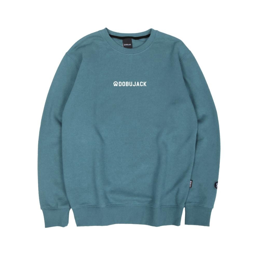 Sweater Kaos Pria White Blue Stone