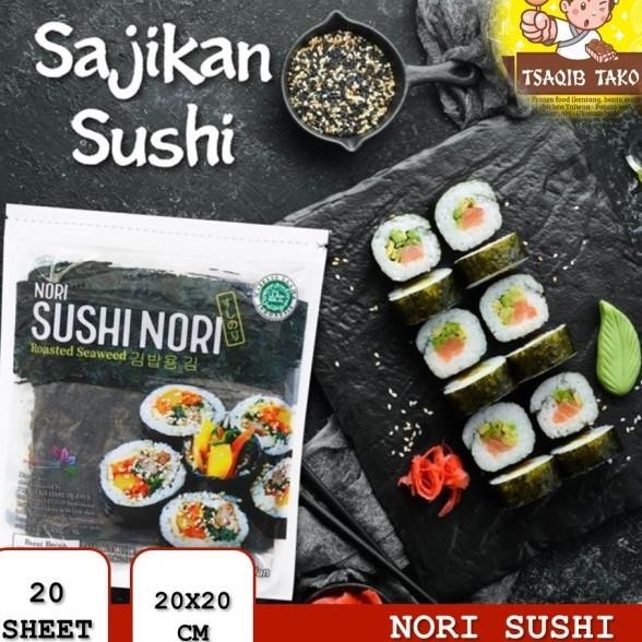 

Oppa Sushi N Seaweed Rumput Laut Panggang Halal 20 Lembar
