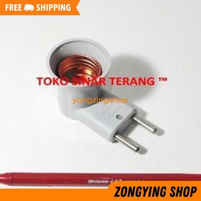 

FITING COLOK+ SAKLAR LAMPU KAMAR TIDUR/RUMAH E27 MERK MEET BAGUS/MURAH ZONGYING SHOP TERMURAH