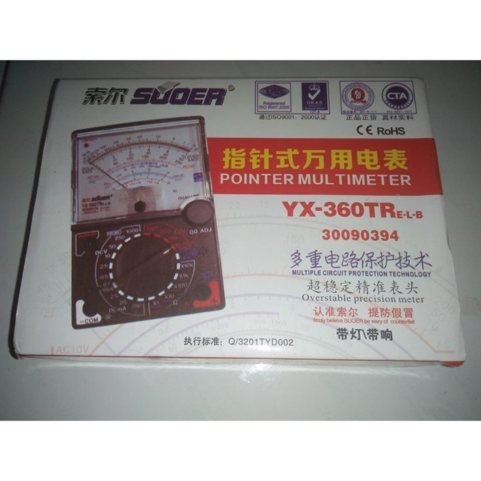 Produk Avometer/Multimeter Analog SANWA YX360TRF ( YX 360 TRF / YX-360TRF )