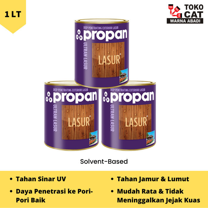 Produk CAT POLITUR PROPAN ULTRAN LASUR 1 LITER