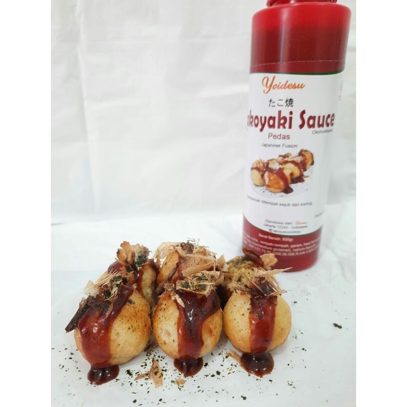 

Saus Takoyaki PEDAS 6kg Saos Okonoyaki HALAL MUI