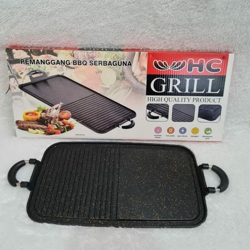 Happy Call BBQ Square Multi Grill Pan Alat Panggang