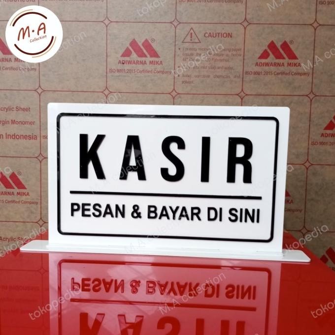 

TERBARU SIGN IN KASIR ( PESAN & BAYAR DISINI ) ACRILIK TIMBUL !!!!!