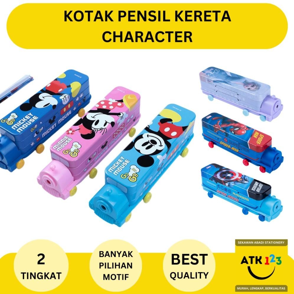 

Racun Shopee Kotak Pensil Kereta Api 2 Tingkat Motif Character + Rautan See-97