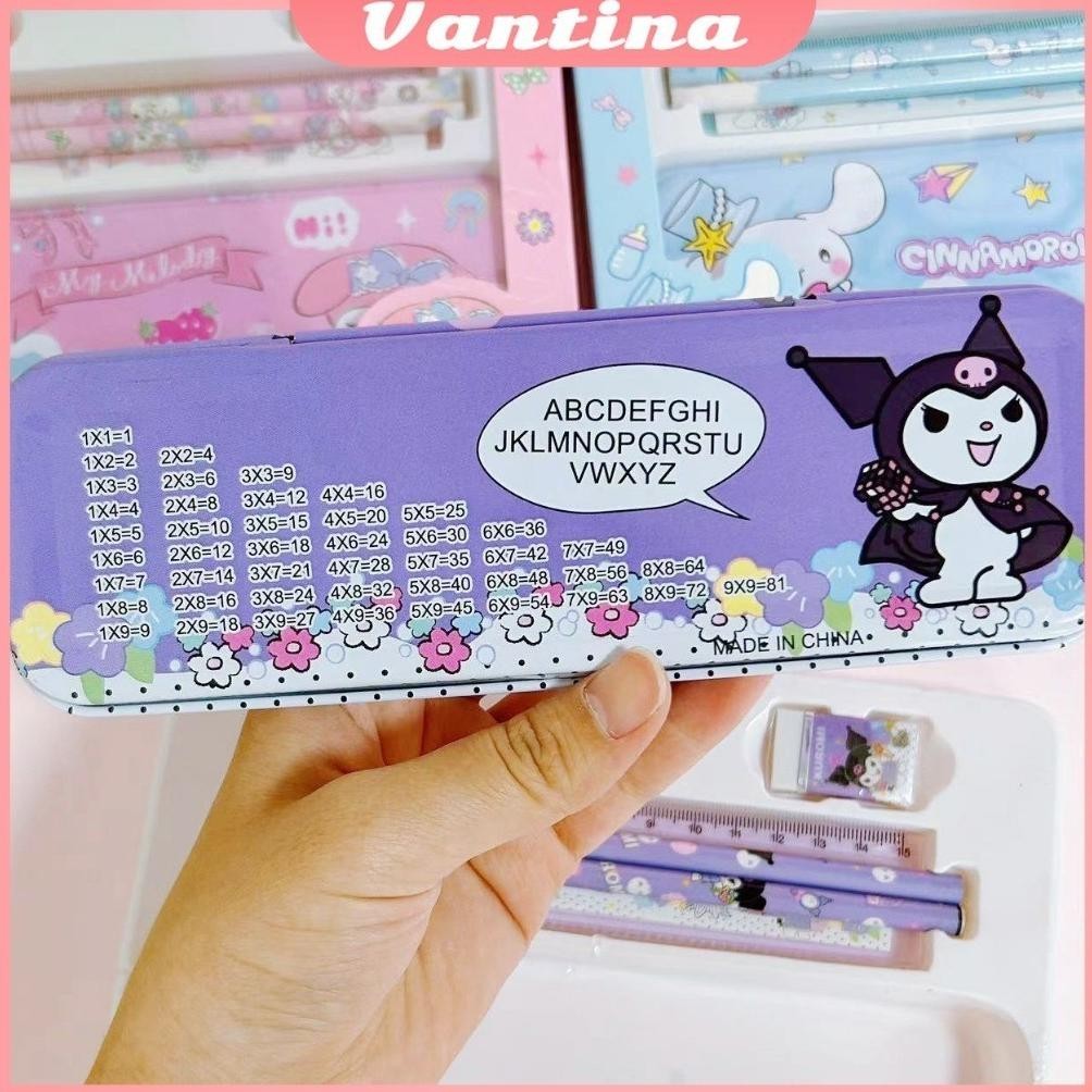 

Sale Kotak Pensil Anak Set 7 In 1 Stationery Untuk Hadiah Anak Sekolah Sanrio / Alat Tulis Set Kotak Pensil Karakter Kuromi /Stationery Untuk Hadiah Anak / Kotak Pensil / Alat Tulis