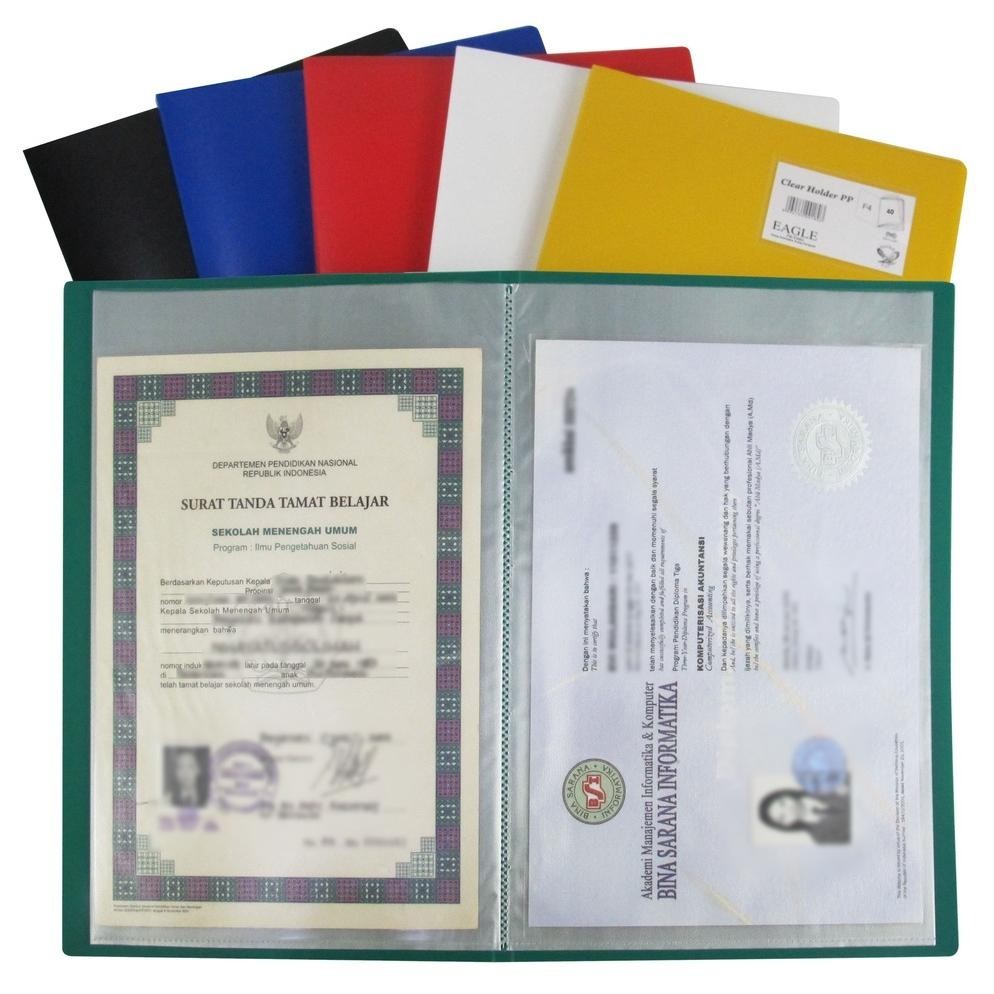 

Murah Dokumen Keeper / Clear Holder / Document Keeper / Display Book Eagle A4 / F4 40 Pocket