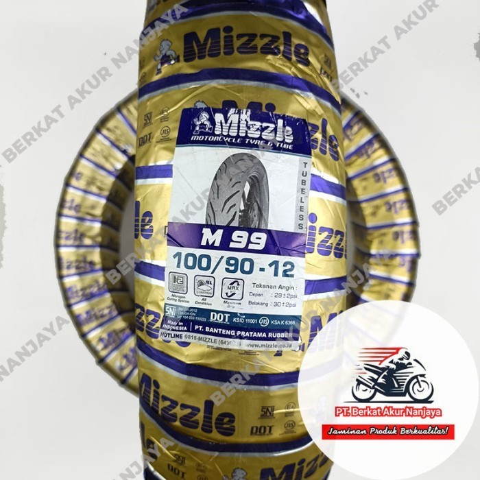 MIZZLE M 99 100/90-12 M99 Ban Scoopy Genio Ring 12 Freego Bonus Pentil