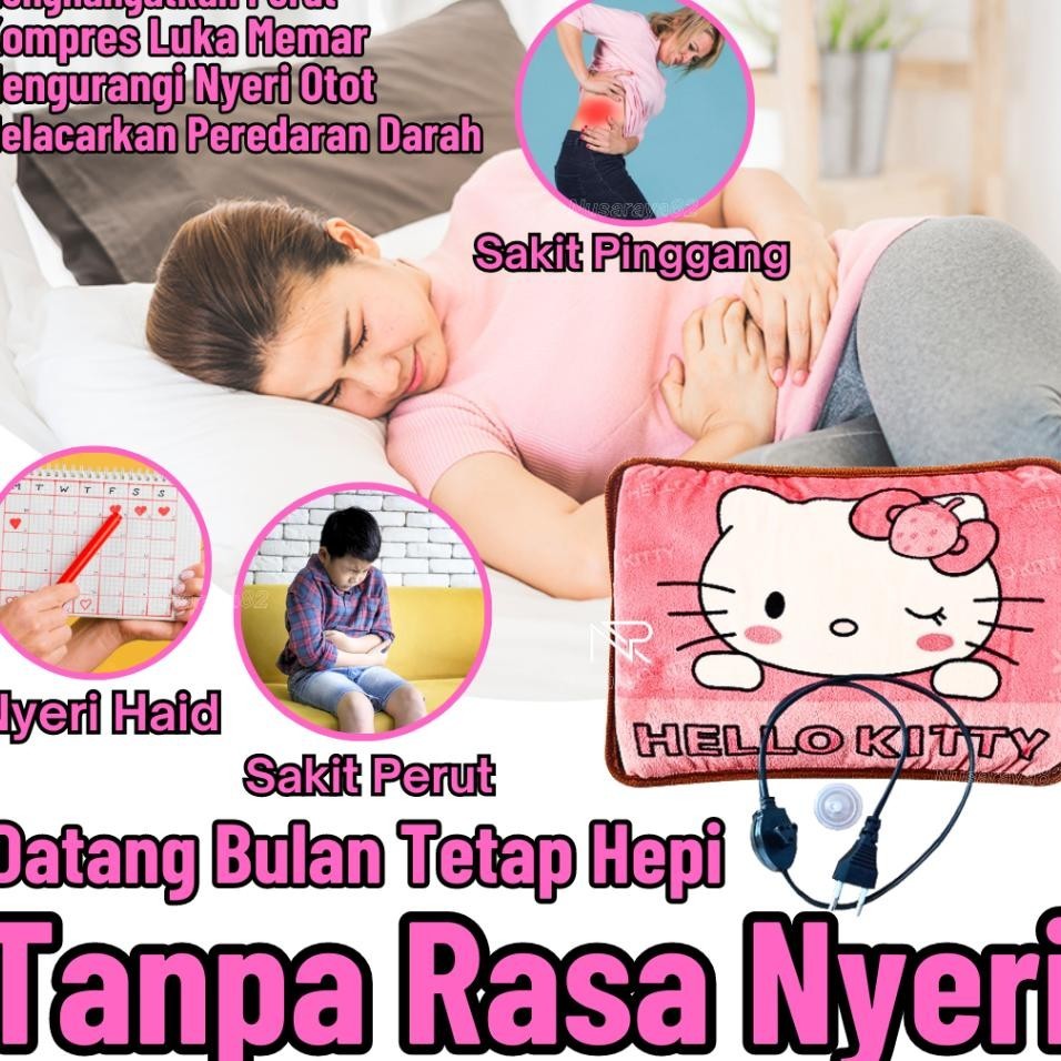 Bantal Ghangat Untuk Nyeri Haid - Alat Kompres Ghangat Perut Pereda Sakit Nyeri Haid