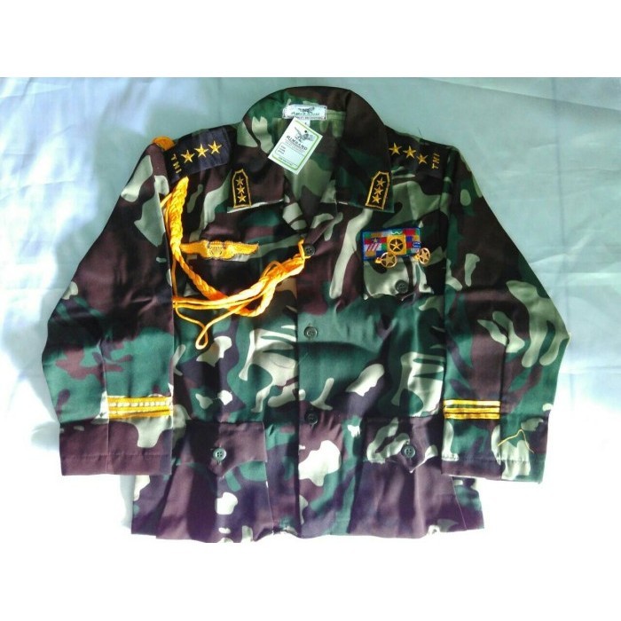 Baju Loreng Anak Karnaval / Baju TNI-AD Loreng karnaval