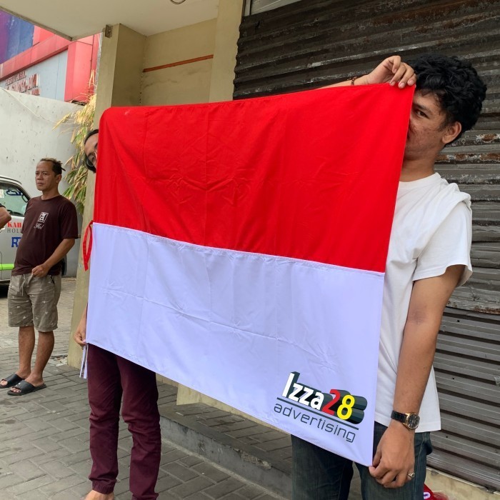 

Terlaris bendera merah putih bahan drill ukuran 90 x 135 cm SALE