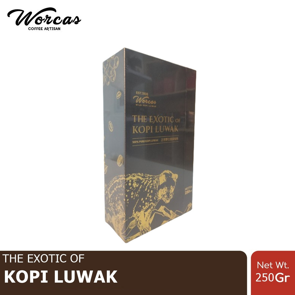 

WORCAS Kopi Luwak The Exotic Wood Gold 250 Gram