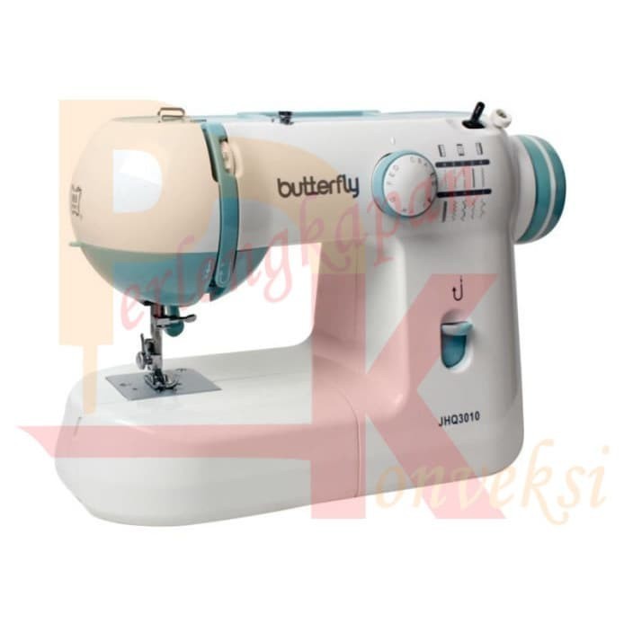 Mesin Jahit Mini 10 Pola Portable Butterfly Jhq3010 Jhq 3010 Jhq-3010