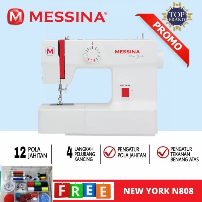 Mesin Jahit Messina(Singer) New York N808