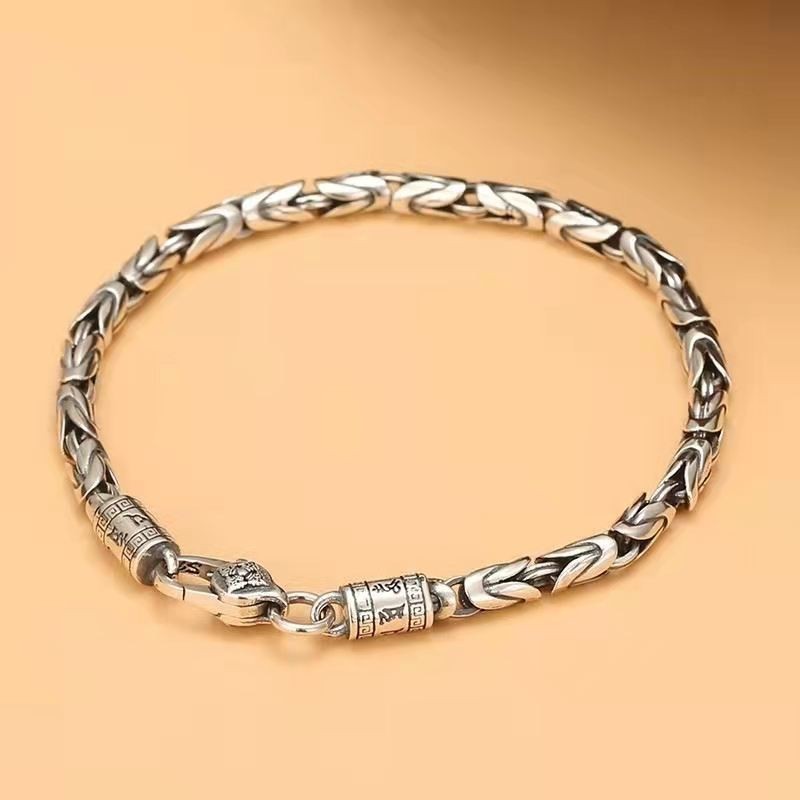 Gelang Perak PriaS925Gelang Perak Sterling Pria