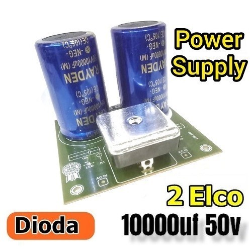 Produk Paket 2L 35A ELCO 10000/50 + Dioda + PCB 10.000uF 50V PSU Power Bank