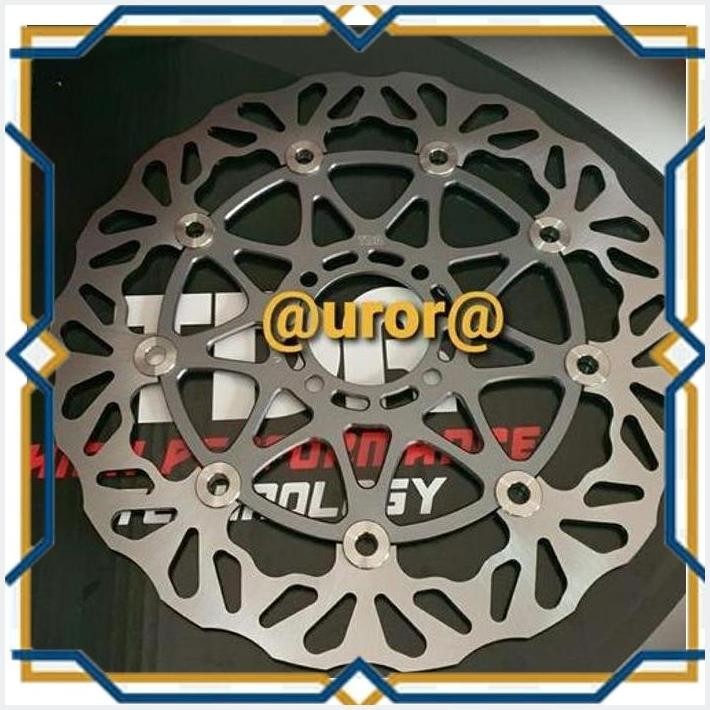 [aur] cakram  - piringan  depan floating jupiter z - vega r - f1zr &  breket  -  tdr racing  road ra
