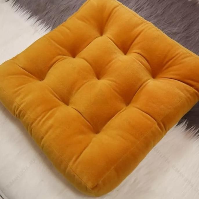 Bantal Lesehan Jumbo / Bantal Duduk Lantai / Bantal Kursi Cafe - HItam JS