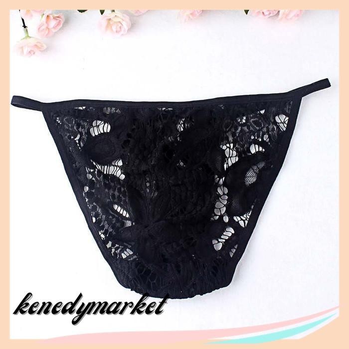 BRA SEXY LINGERIE BRA GSTRING SET BIKINI RENDA TRANSPARAN B REKOMENDASI