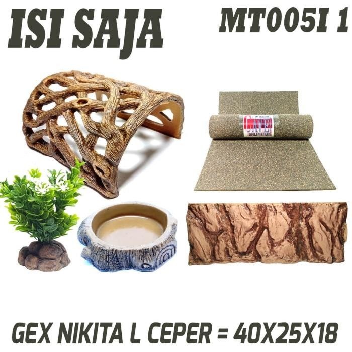 MT005I KANDANG AKUARIUM TERRARIUM GEX VARANUS PANANA SALVA KADAL