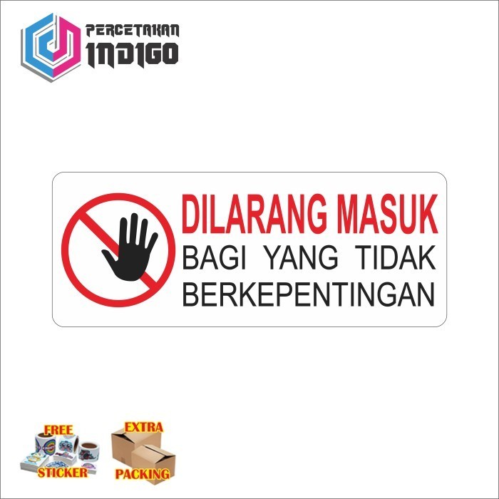 

Grosir sign papan akrilik acrylic dilarang masuk bagi yang ta berkepentingan Keren