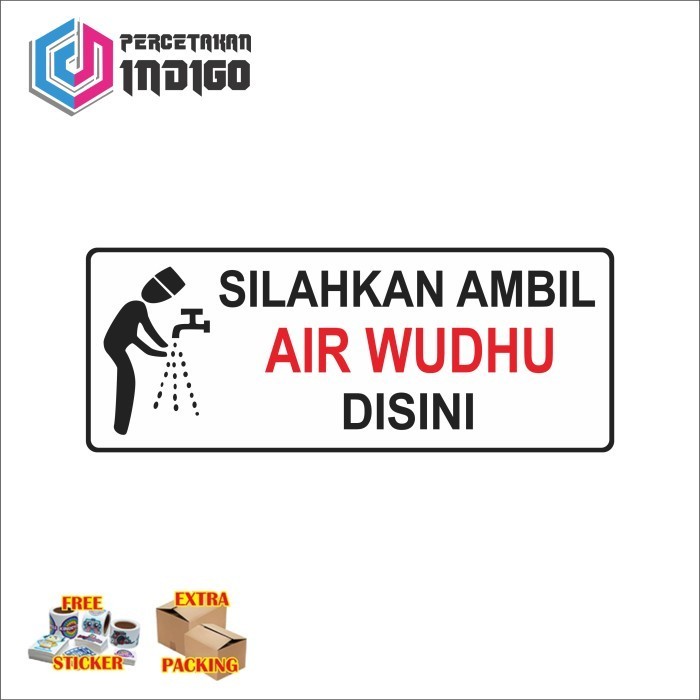 

Promo sign papan akrilik acrylic silakan ambil air wudhu disini Keren