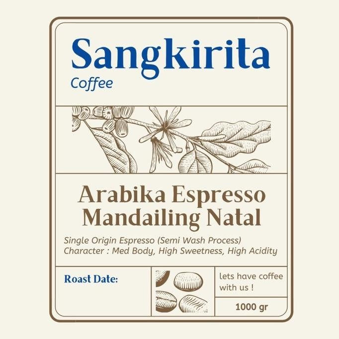 

Kopi Bubuk Arabika Espresso Mandailing Natal 1000 Gr