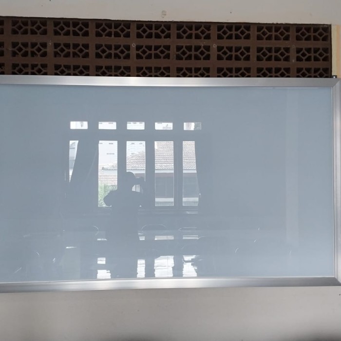 

papan tulis glassboard magnetic 200x120 5mm framing
