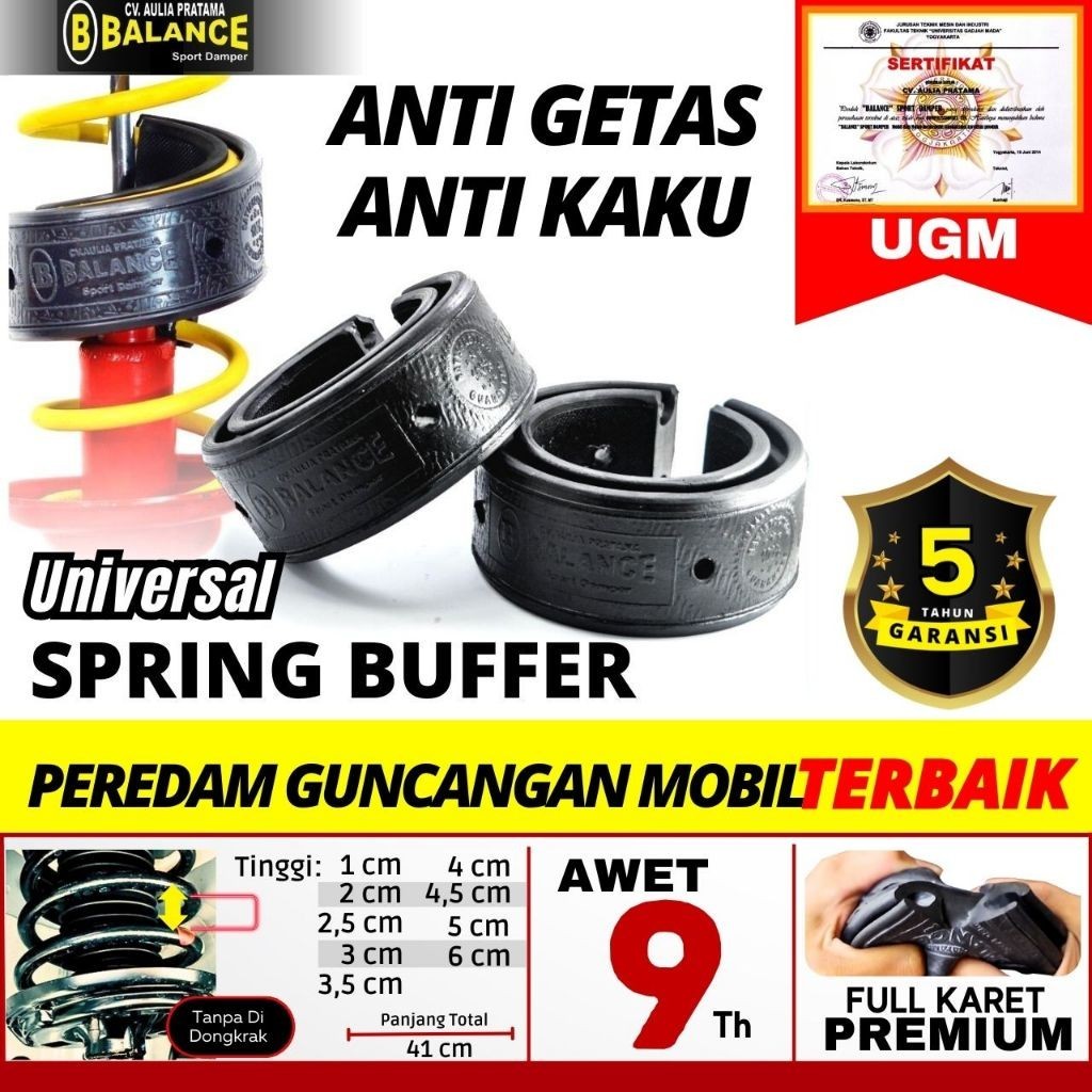 BALANCE Sport Damper Peredam guncangan Shock MOBIL YARIS 2021 Belakang 4 CM GARANSI 5 TAHUN