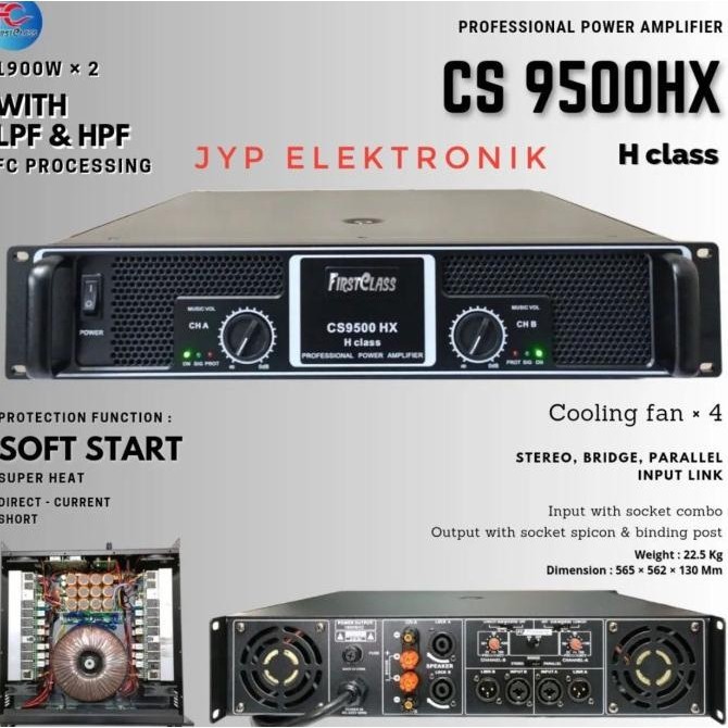 Power Firstclass CS 9500HX / CS9500HX / CS 9500 HX Class H SOFT START