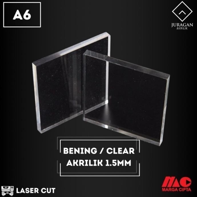 

READY Akrilik Bening A6 1.5mm Marga Cipta