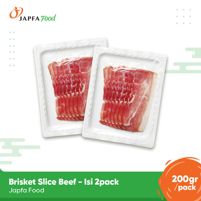 

Brisket Slice Beef 200gr - Isi 2 pack