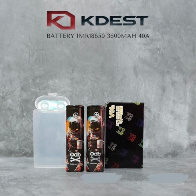 Dapurcantik Vapcell Kdest 21700 5000Mah 40A Authentic Battery (Baterai Besar) | 18650 3600Mah