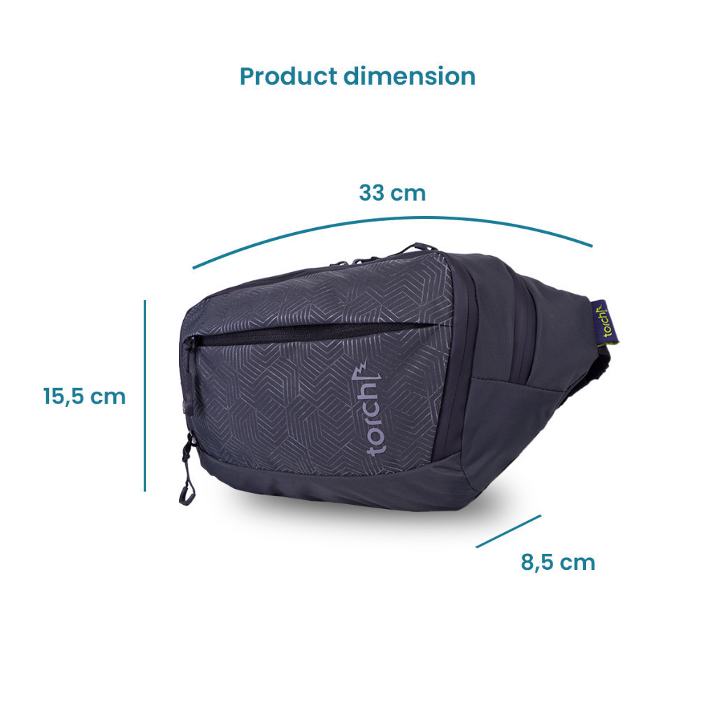 ORIGINAL TORCH Aichi Tas Pinggang Selempang Unisex