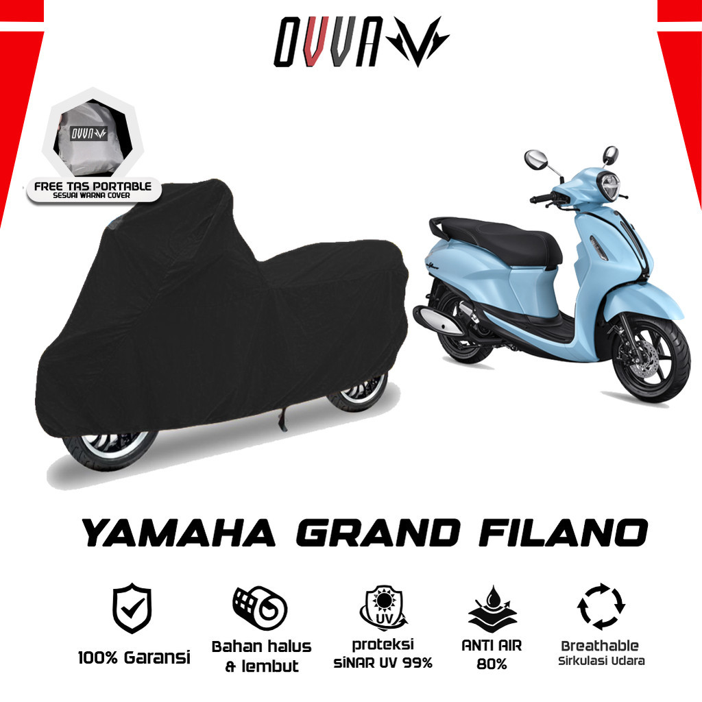 Cover Motor Grand Filano / Sarung Motor Yamaha Filano / Selimut Grand Filano / Pelindung Motor Yamah