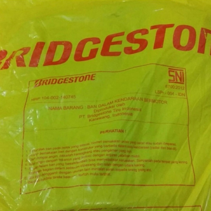 Ban Dalam Mobil Truck 900 - 20 Bridgestone (Pentil Panjang)