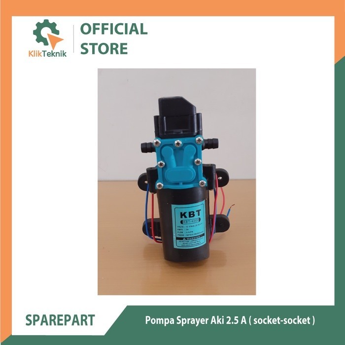 Pump Assy Auto/pompa sprayer aki 2.5 Ampere socket-socket YM16A YMR