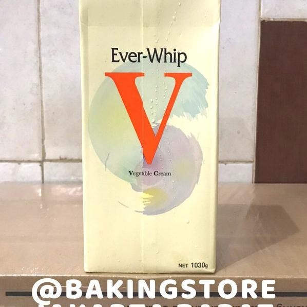 

Everwhip V Rasa Vanilla 1Kg Non Dairy Whipping Cream Ever Whip Korean